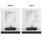 Amanti Art Mirror Makeover Bathroom Mirror Frame Border Kit - Fully Assembled Peel and Stick Frame - Mirror NOT Included - Rustic Plank Narrow Trim